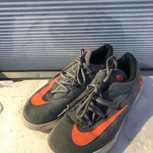 Nike KD VULC (GS) Low Top Sneakers 642085 005 Gray Hyper Pink Shoes
